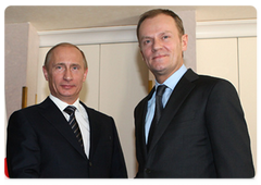 Председатель Правительства Российской Федерации провел встречу с Премьер-министром Республики Польша Д.Туском
