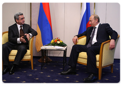 Prime Minister Vladimir Putin met with Armenian President Serzh Sargsyan