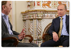 В.В.Путин встретился с британским композитором Э.Л.Уэббером