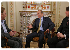 Prime Minister Vladimir Putin met with British composer Andrew Lloyd Webber