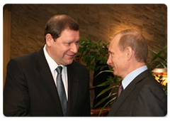 Prime Minister Vladimir Putin held talks with his Belarusian counterpart Sergei Sidorsky