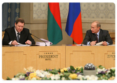 Russian Prime Minister Vladimir Putin attended a meeting of the Council of Ministers of the Union State