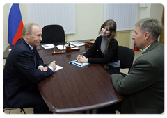 Prime Minister Vladimir Putin met with visitors to the Public Reception Office of the United Russia Party Chairman