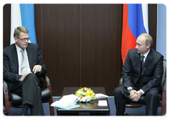 Vladimir Putin met with Finnish Prime Minister Matti Vanhanen