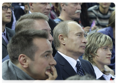 В.В.Путин посетил в Калининграде спортивный комплекс «Янтарный»
