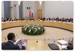 Председатель Правительства Российской Федерации В.В.Путин провел заседание Совета Министров Союзного государства