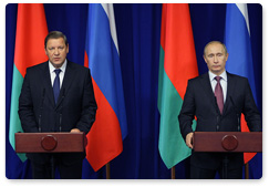 В.В.Путин выступил на пресс-конференции по итогам заседания Совета Министров Союзного государства