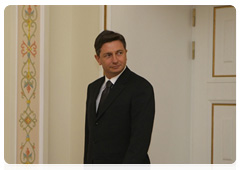 Prime Minister Vladimir Putin met with Slovenian Prime Minister Borut Pahor