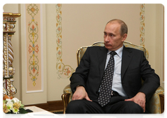 В.В.Путин встретился с председателем Правительства Республики Словении Б.Пахором