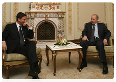 Prime Minister Vladimir Putin met with Slovenian Prime Minister Borut Pahor