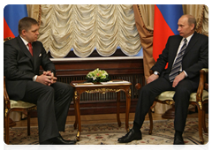 В.В.Путин встретился с Председателем Правительства Словацкой Республики Р.Фицо