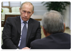 Prime Minister Vladimir Putin met with Mintimer Shaimiyev, President of Tatarstan