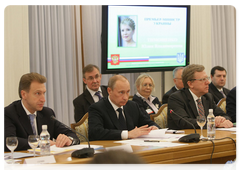В.В.Путин принял участие в заседании Комитета по вопросам экономического сотрудничества Российско-Украинской межгосударственной комиссии