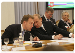 В.В.Путин принял участие в заседании Комитета по вопросам экономического сотрудничества Российско-Украинской межгосударственной комиссии