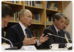 Председатель Правительства Российской Федерации В.В.Путин провел заседание Совета по развитию отечественной кинематографии при Правительстве Российской Федерации