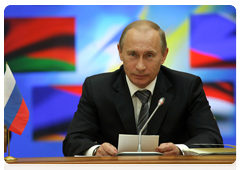 Prime Minister Vladimir Putin attended the 25th EurAsEC Interstate Council prime ministers’ meeting