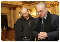 Председатель Правительства Российской Федерации В.В.Путин посетил Государственный Эрмитаж в Санкт-Петербурге