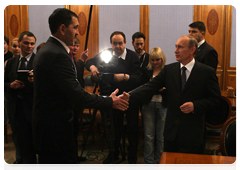 Prime Minister Vladimir Putin meeting with Ingush President Yunus-Bek Yevkurov