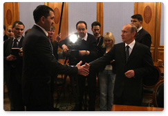 Председатель Правительства Российской Федерации В.В.Путин встретился с президентом Ингушетии Ю.Б.Евкуровым