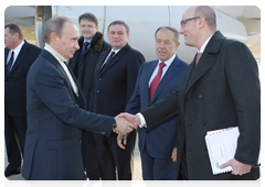 Prime Minister Vladimir Putin on a working visit to Sochi