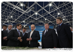 Prime Minister Vladimir Putin on a working visit to Sochi