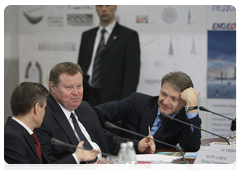 Prosecutor-General Vladimir Ustinov during the meeting on the construction of Olympic facilities and the development of Sochi as a mountain health resort
