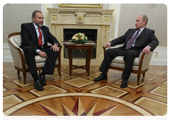 Prime Minister Vladimir Putin meeting with Avigdor Lieberman, Israel’s Deputy Prime Minister and Foreign Minister