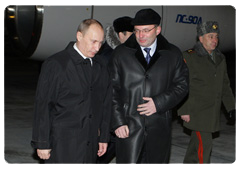 Prime Minister Vladimir Putin arrived on a working visit in the Sverdlovsk Region