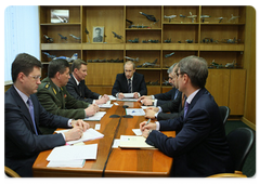 В.В.Путин провел встречу с руководством РСК «МиГ»