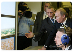 В.В.Путин посетил Российскую самолетостроительную корпорацию (РСК) «МиГ»