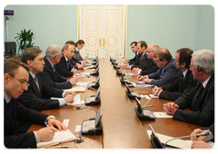 Председатель Правительства Российской Федерации В.В.Путин провел встречу с представителями Европейской народной партии