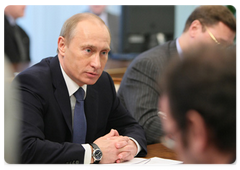 Председатель Правительства Российской Федерации В.В.Путин провел встречу с представителями Европейской народной партии