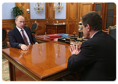 Prime Minister Vladimir Putin held a meeting with Deputy Prime Minister Dmitry Kozak