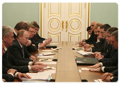 Prime Minister Vladimir Putin met with Bulgarian President Georgi Parvanov