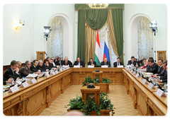Prime Minister Vladimir Putin addressed a plenary meeting of intergovernmental Russian-Hungarian consultations