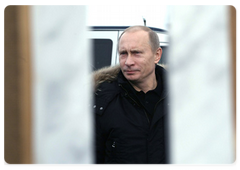 Председатель Правительства Российской Федерации В.В.Путин, находящийся с рабочей поездкой в Сибирском федеральном округе,  посетил шахту 