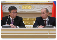 В.В.Путин и Премьер-министр Монголии С.Баяр сделали заявления для прессы по итогам своих переговоров