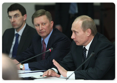 Председатель Правительства Российской Федерации В.В.Путин провел совещание по вопросам развития производственной и испытательной базы ракетно-космической промышленности