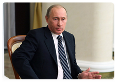 Prime Minister Vladimir Putin addressed a news conference