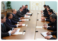 Председатель Правительства Российской Федерации В.В.Путин провел переговоры с Президентом Туркменистана Гурбангулы Бердымухамедовым