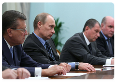 Председатель Правительства Российской Федерации В.В.Путин провел переговоры с Президентом Туркменистана Гурбангулы Бердымухамедовым