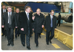 В.В.Путин посетил ОАО «Подольский машиностроительный завод»