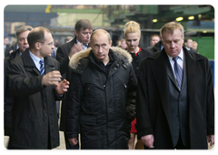 В.В.Путин посетил ОАО «Подольский машиностроительный завод»