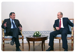 В.В.Путин встретился с бывшим канцлером Германии, председателем Комитета акционеров компании «Норд стрим АГ» Г.Шредером