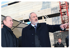 В.В.Путин посетил Калининскую АЭС в городе Удомля, где осмотрел строительную площадку четвертого энергоблока