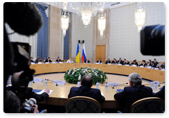 В.В.Путин выступил на заседании Комитета по вопросам экономического сотрудничества России и Украины