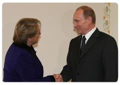 В.В.Путин встретился с Президентом Чили Мишель Бачелет