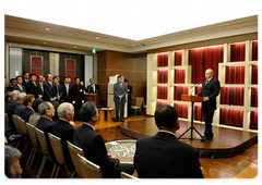 Председатель Правительства Российской Федерации В.В.Путин выступил на презентации японского издания книги «Учимся дзюдо с Владимиром Путиным»