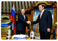 Председатель Правительства Российской Федерации встретился с Президентом Монголии Н.Энхбаяром