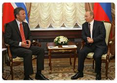 Председатель Правительства Российской Федерации В.В.Путин встретился с Премьер-министром Норвегии Й.Столтенбергом